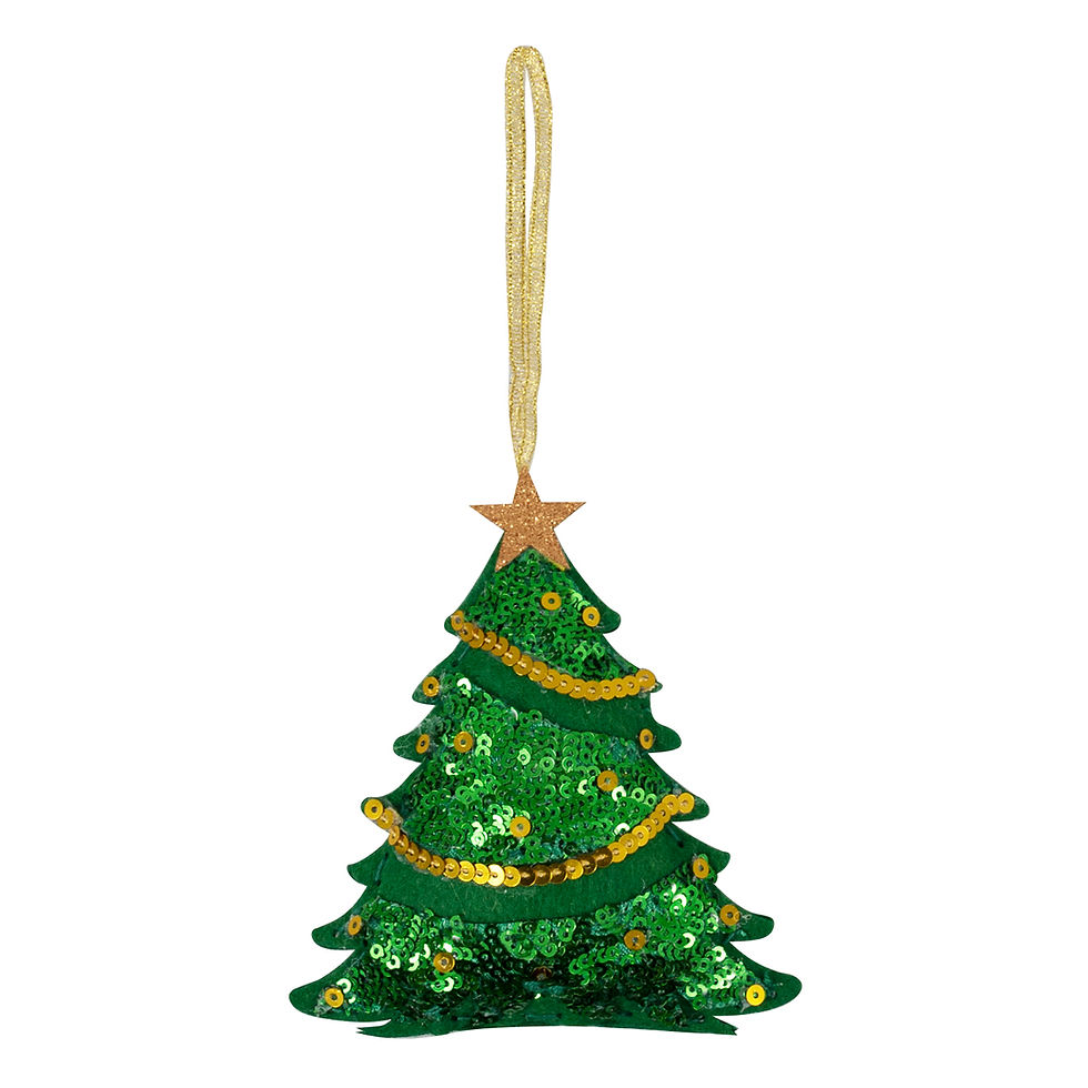 Thumbnail: Sequin Tree - Felt Decoration Kit By Trimits - Craftmania Stock Photo 3