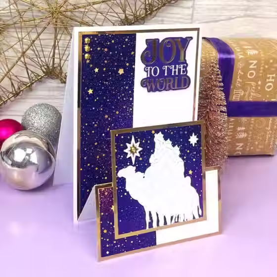 Thumbnail: Christmas Nativity - Moonstone Dies By Hunkydory - Craftmanina Stock Photo 5