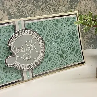 Strength - Craft Die By Sue Wilson - Craftmania Stock Photo 2