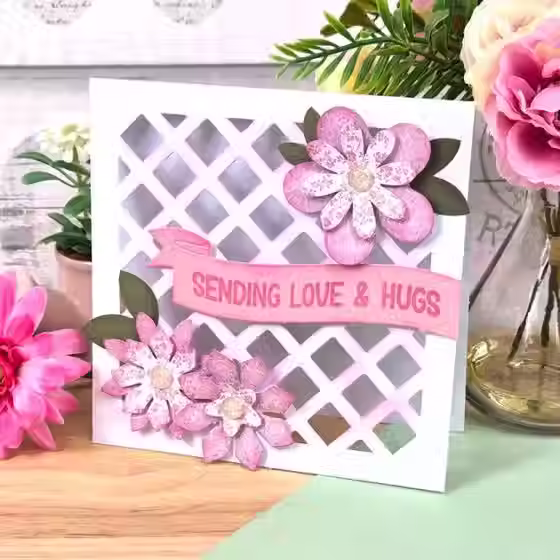 Thumbnail: Trellis Card Blanks By Hunkydory - Craftmania Stock Photo 7
