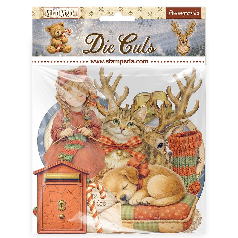 Silent Night - Die Cuts By Stamperia - Craftmania Stock Photo 1