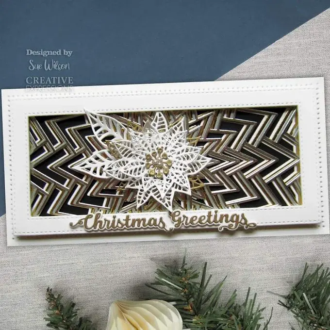 Star Bursts Slimline Craft Die By Sue Wilson - Craftmania Stock Photo 2