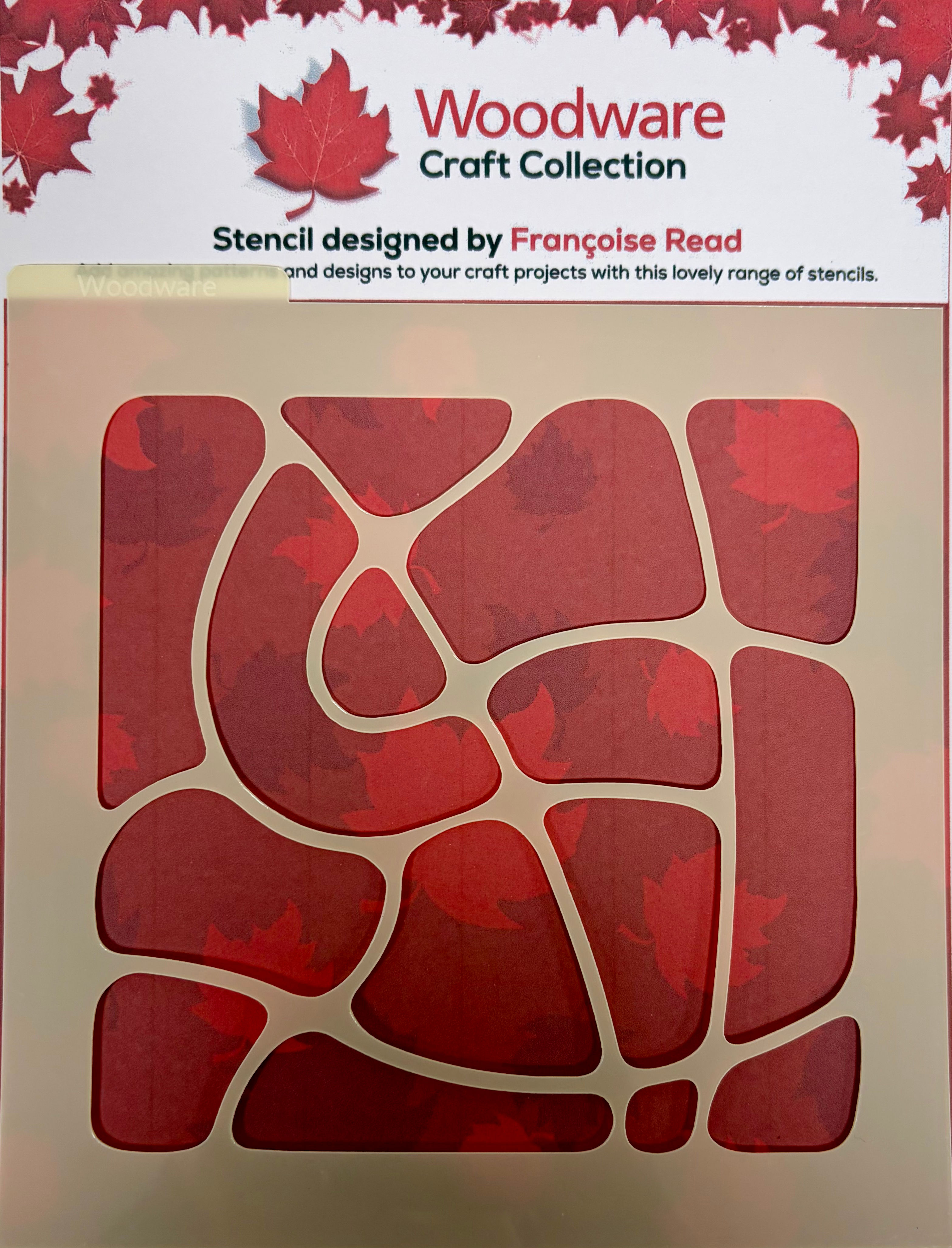 Woodware Small Doodle Template Two 6x6" Stencil By Françoise Read