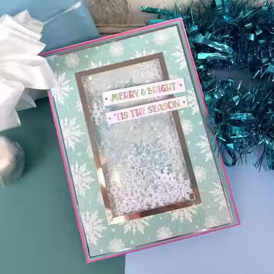 Thumbnail: Pastel Snowflakes - Essential Selection Paper Pad By Hunkydory - Craftmania Stock Photo 4
