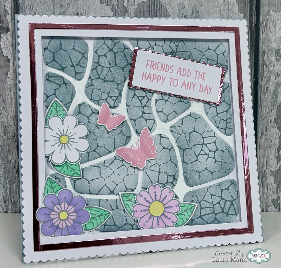 Thumbnail: Woodware Large Doodle Template Two 7x7" Stencil By Françoise Read