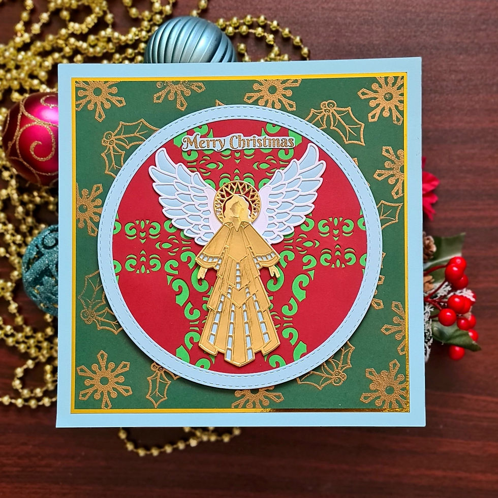 Thumbnail: Festive Christmas Angel - Craft Die By Sue Wilson - Craftmania Stock Photo