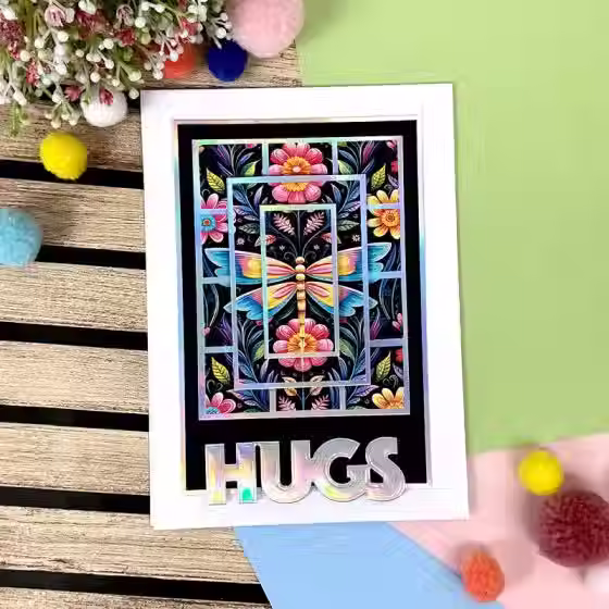 Thumbnail: Dragonfly Dance - Pocket Pad By Hunkydory - Craftmania Stock Photo 7