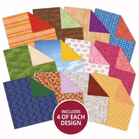 Senior Moments 8" x 8" Paper Pad - Golden Oldies By Hunkydory - Craftmania Stock Photo 2