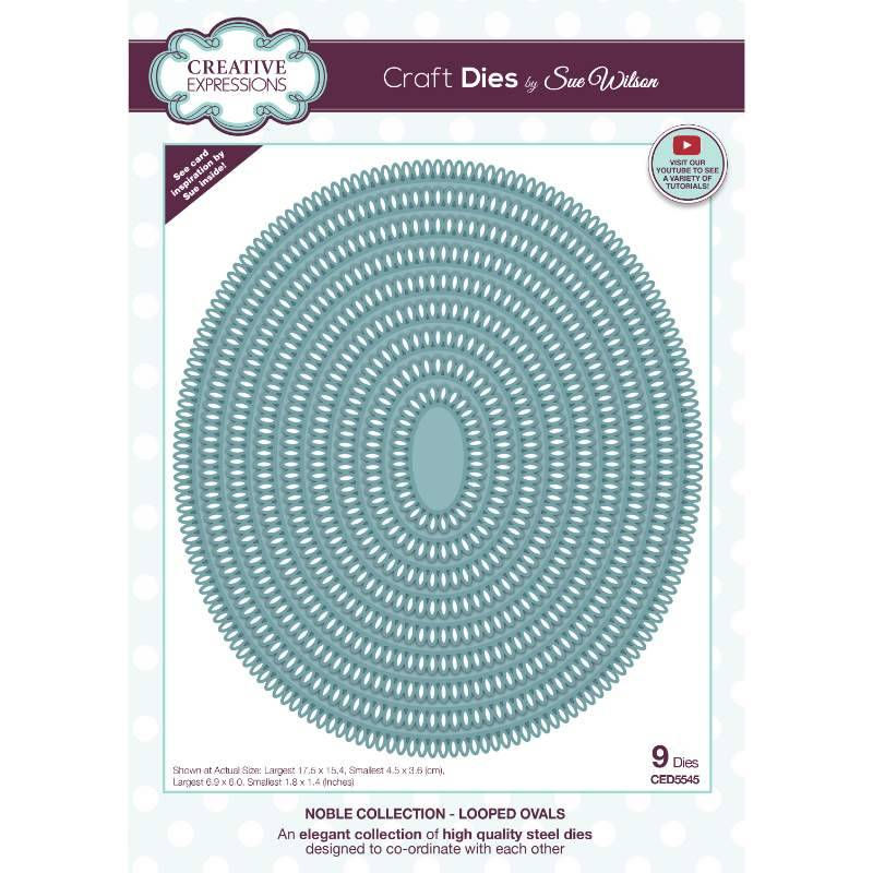 Looped Ovals Craft Die By Sue Wilson - Craftmania Stock Photo 1