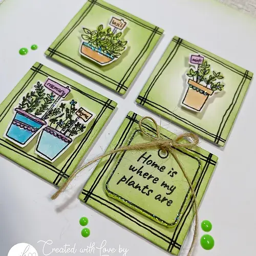 Thumbnail: Dinky Square Die Set By Sweet Huni Designs - Craftmania Stock Photo 3