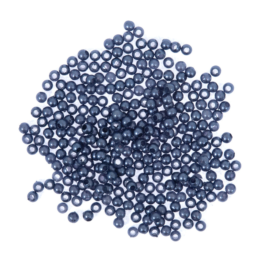 Navy Blue - 6mm Pearl Beads By Trimits - Craftmania Stock Photo 1