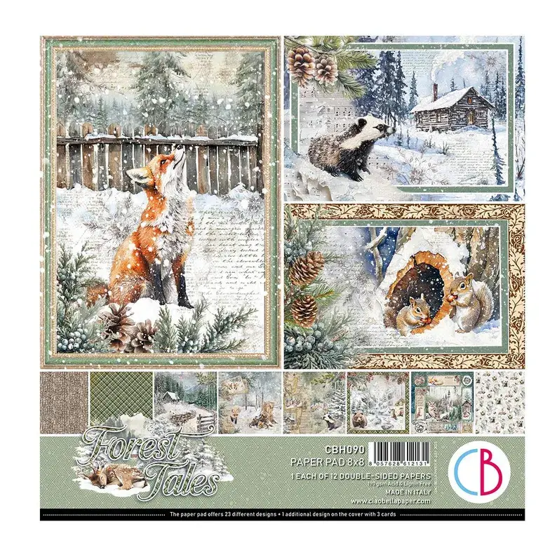Forest Tales - 8x8 Paper Pad By Ciao Bella - Craftmania Stock Photo 1