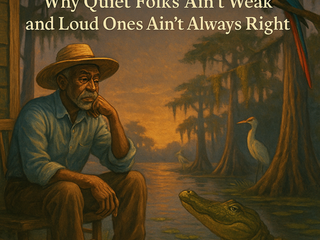 Sit Yo’ Spirit Down: Why Quiet Folks Ain’t Weak and Loud Ones Ain’t Always Right
