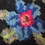 Thumbnail: Maramureş wool carpet  with big flowers