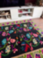 Miniature : Charming wool carpet floral design Oltenia