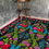 Miniatura: Alfombra de lana vintage rumana hecha a mano con diseño floral bohemio