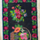 Miniatura: Charming vintage  handwoven carpet with floral design 