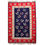 Miniaturbild: Beautiful floral Oltenia carpet on a blue and red background 
