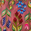 Thumbnail: Floral Oltenia handmade carpet salmon and burgundy background 