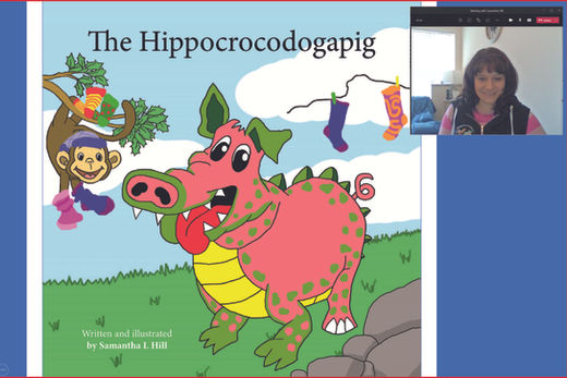 A delightful day hosting online readings at schools