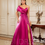 Miniatura: Vestido de festa fúcsia longo modelo Juliana com decote ombro só