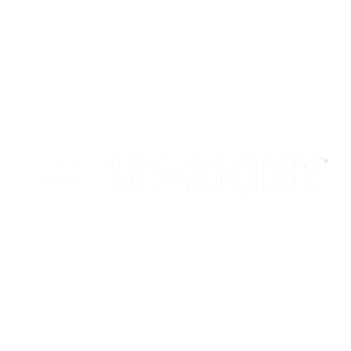 Upright logo with a unique symbol