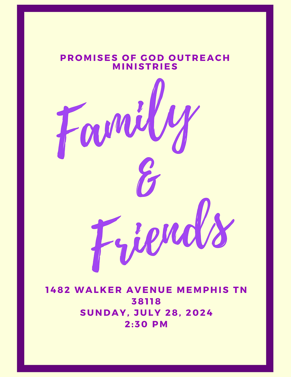 Family and Friends Day