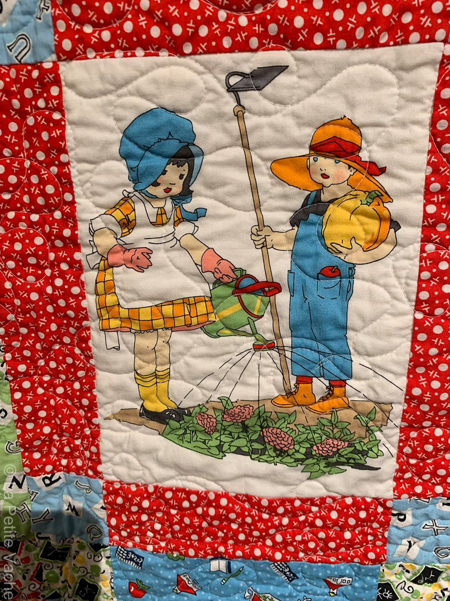 Vintage 1930s ABC quilt-7