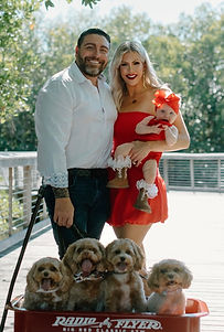 Chiropractor Dr. Chris Ourganian and his family