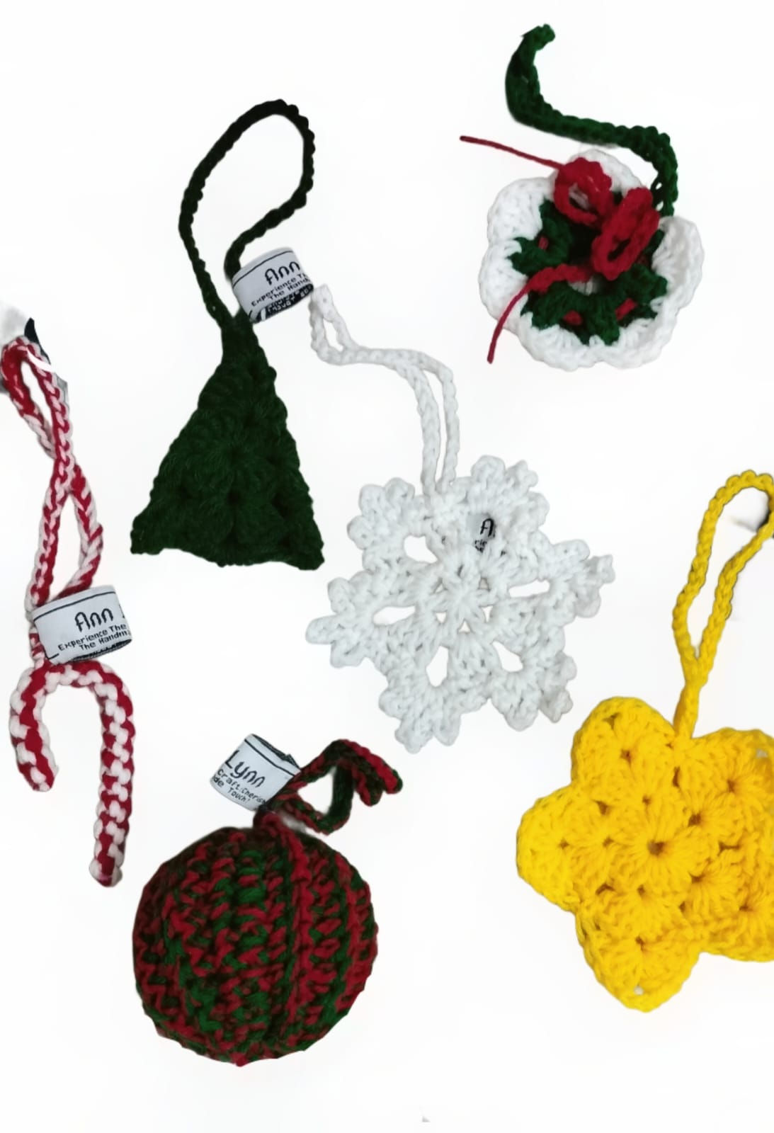 AnnLynn Woolen Handmade Christmas Ornaments Bundle
