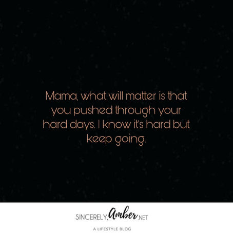 Single Mommy Diaries | Push Girl Push