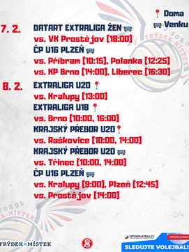 Týdenní program | 2. - 8. 2. 2025 🦅