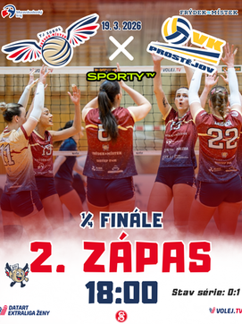 Čtvrtfinále č. 2️⃣ na domácí palubovce! 🔥