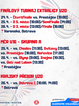 Týdenní plán mládeže | 20. - 26. 4. 2026 🦅