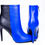 Miniatura: mismatched ankle boots with heel black and blue stivaletti spaiati nero e blu