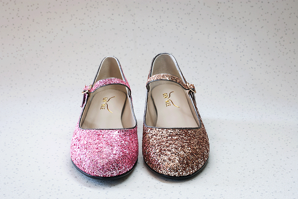 Mismatched-glitter-mary-jane-rose-and-go