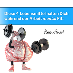 Diese 4 Lebensmittel halten Dich während der Arbeit mental fit!
