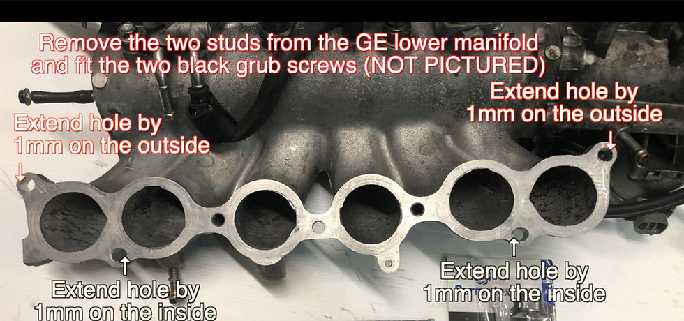 Thumbnail: 2JZ-GE to GTE INTAKE PLENUM ADAPTER (NEW DESIGN CNC CUT)