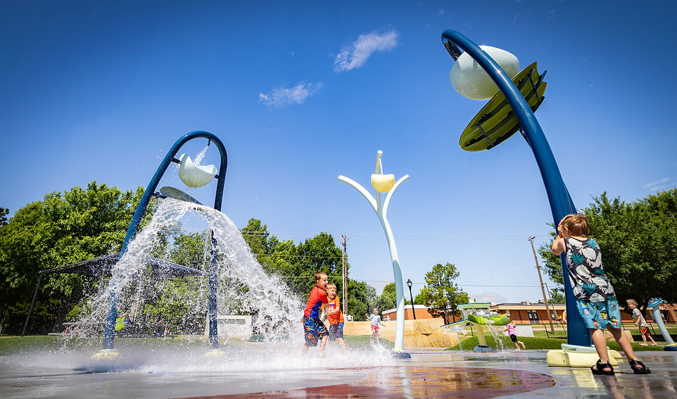 LSI Wet Playground at OK - Freedom Trail Park, USA