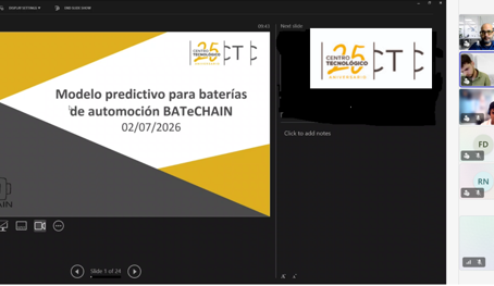 BATeCHAIN consolida sus avances y define los próximos hitos del proyecto.