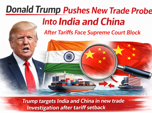 Donald Trump announces new trade probe targeting India and China after US Supreme Court blocks tariffs