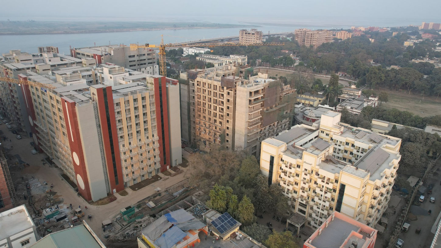 View of Patna Medical College campus and hospital complex