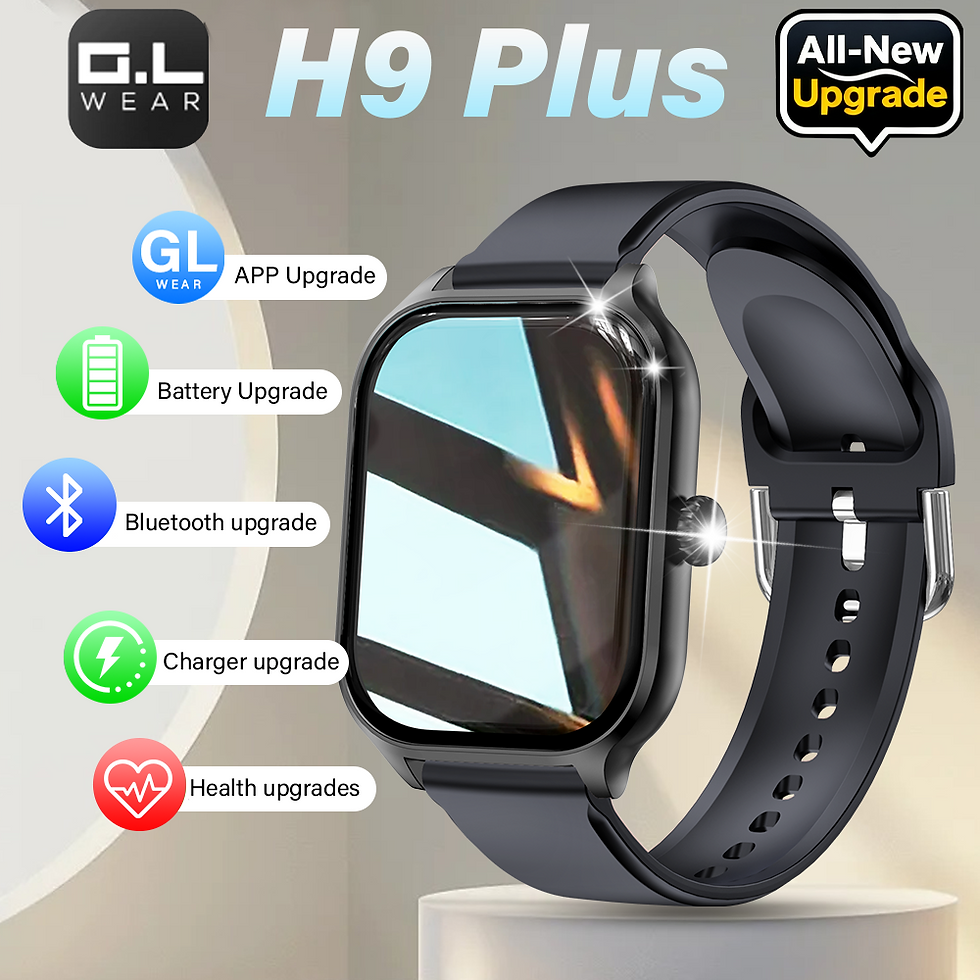 Thumbnail: LAXASFIT 2025 New Smart Watch H9 Bluetooth Calls Men Women Smartwatches Fitness 