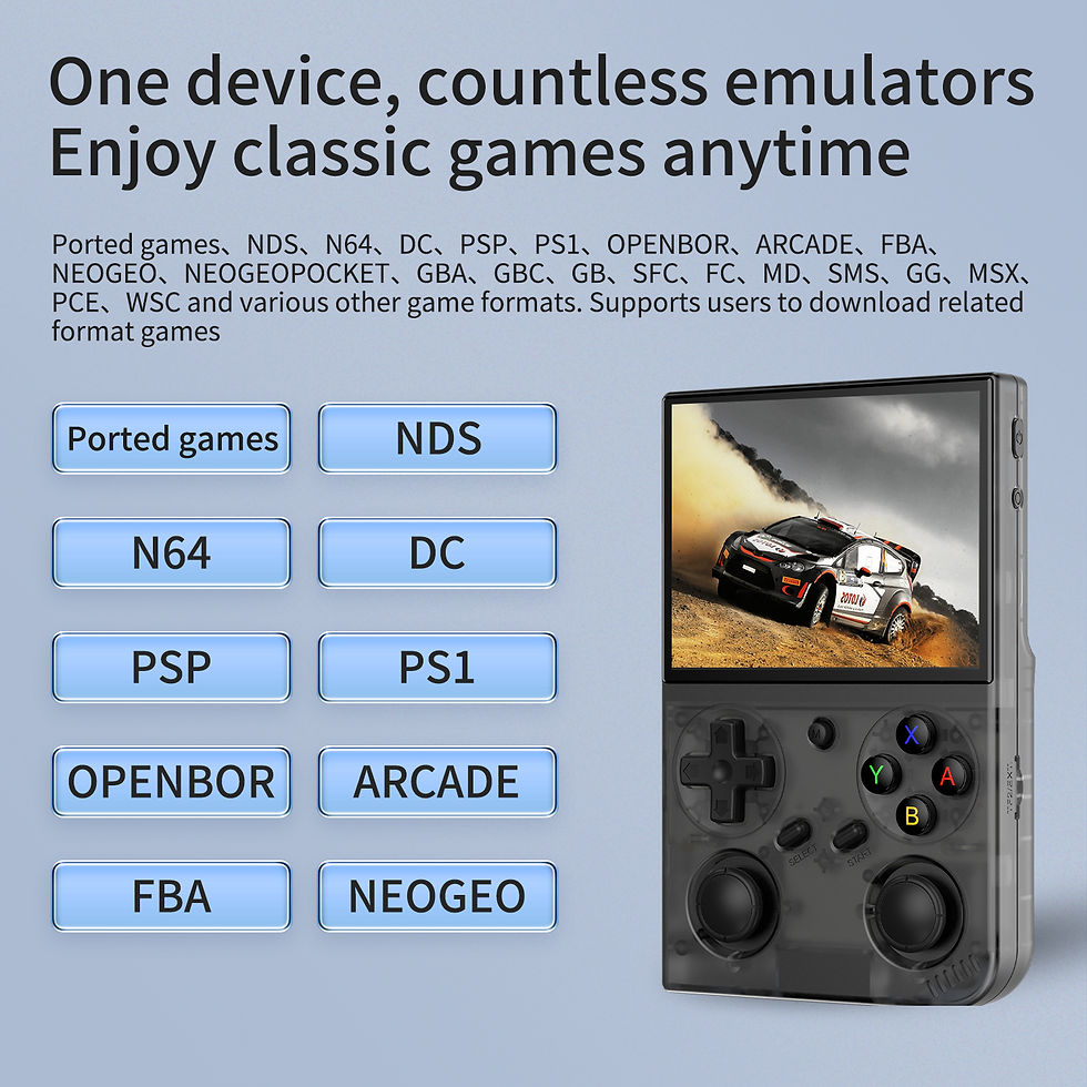 Thumbnail: BATLEXP G350 Retro Handheld Game Console Linux 64-bit System 3.5" IPS Screen RK3