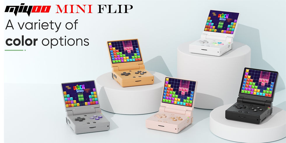 Thumbnail: MIYOO Mini Flip Retro Handheld Game Console With New Hinge 2.8''IPS Screen Porta
