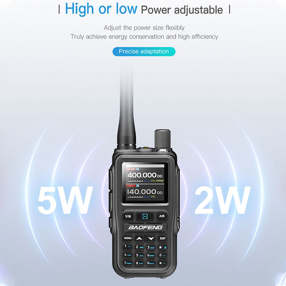 Thumbnail: BAOFENG UV-5R Mini Walkie Talkie Multi Band Bluetooth Programming Wireless Copy 
