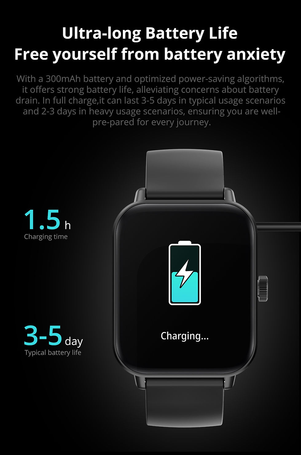 Thumbnail: COLMI P81 Voice Calling Smart Watch Ultra 1.9 inch Screen 24H Health Monitor 100