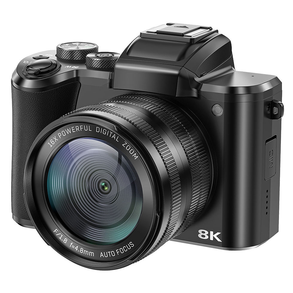 Thumbnail: 8K Digital Camera for Photography Autofocus WiFi 88MP Vlogging Camera with Dual-