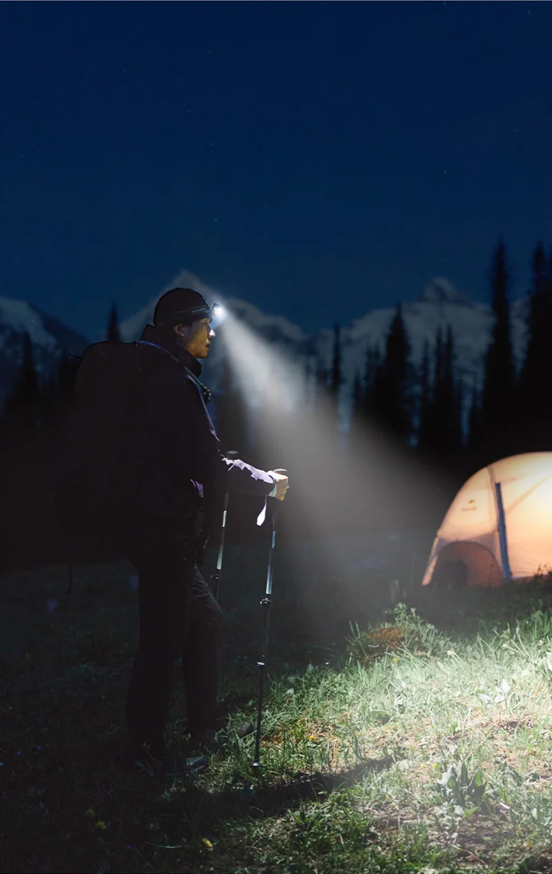 Thumbnail: Naturehike Camping Headlamp Intelligent Induction LED Light Outdoor Hiking Water