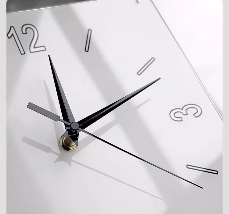 Thumbnail: Living Room Corner Wall Mounted Clocks Double Sided Needle Digital Wall Clocks A